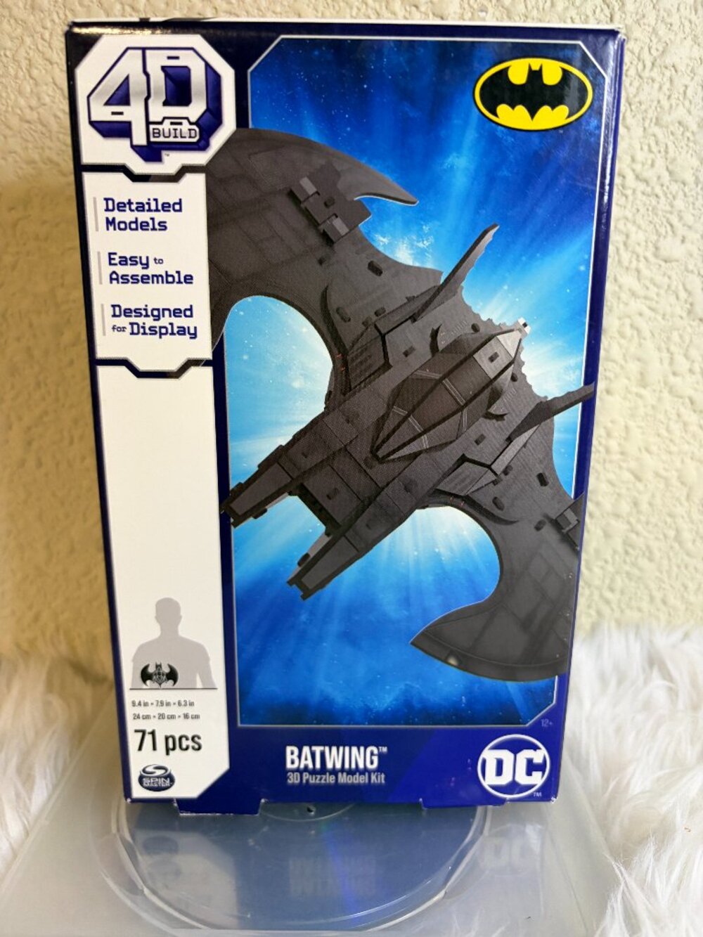 DC Comics Batman Batwing 4D Build 3D Puzzle Model Kit 71 Pieces Spin Master NWT